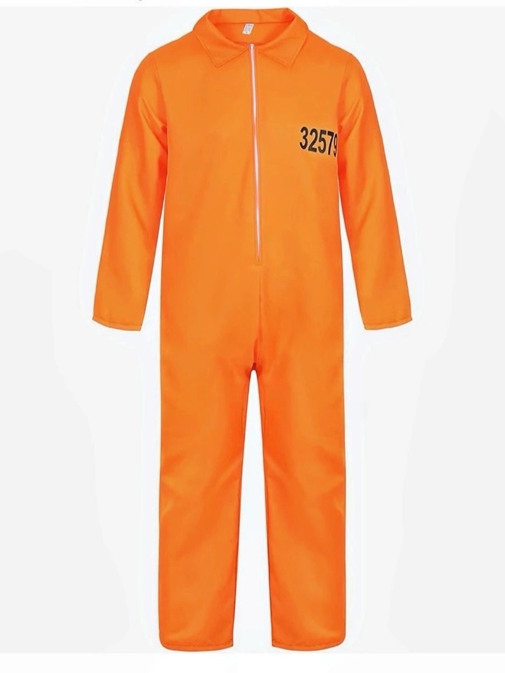 Men’s Prisoner Costume Orange Prison Jumpsuit mens size M